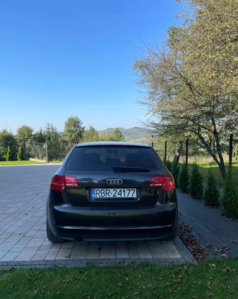 Audi A3 cena 28500 przebieg: 276000, rok produkcji 2010 z Brzozów małe 56